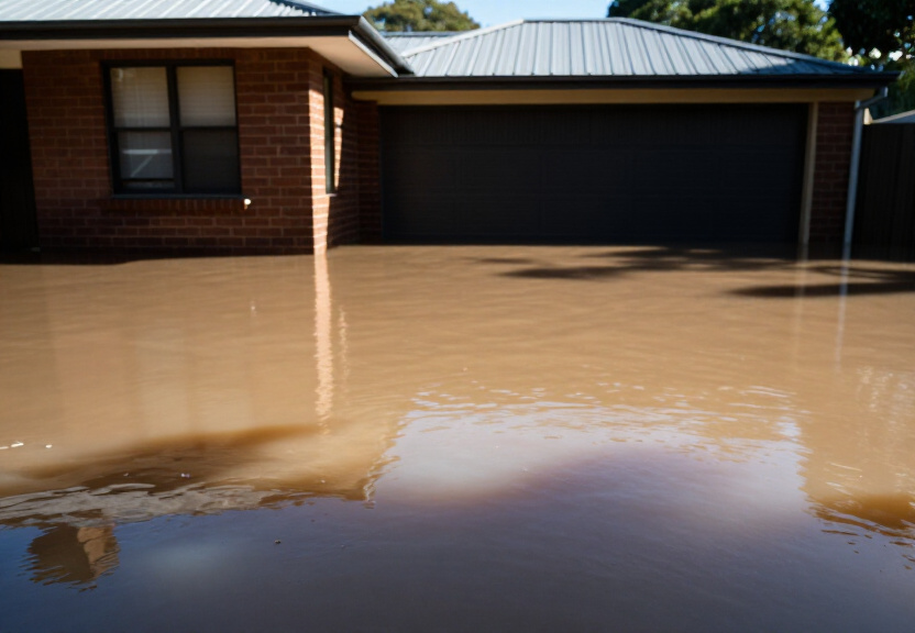 Before and After Water Damage Repair in Bronte